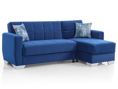 Barato 85" Wide Convertible Sectional