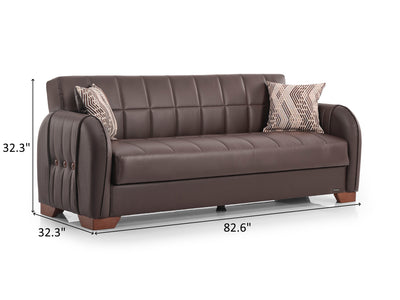 Barato Button Leather Living Room Set