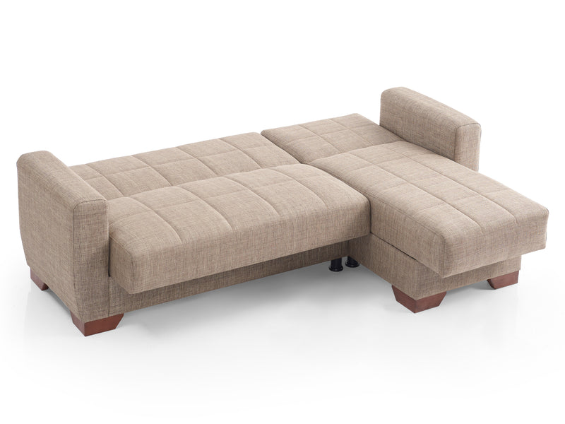 Barato 85" Wide Convertible Sectional