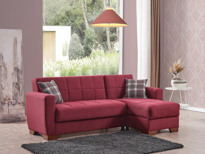 Barato 85" Wide Convertible Sectional