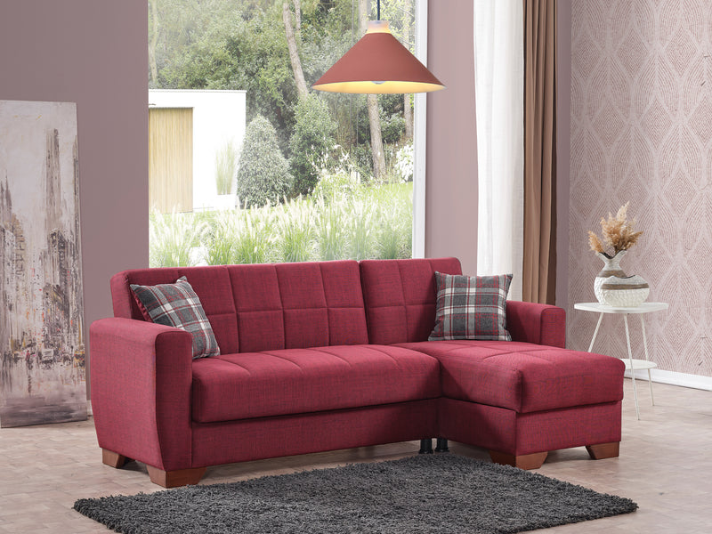 Barato 85" Wide Convertible Sectional