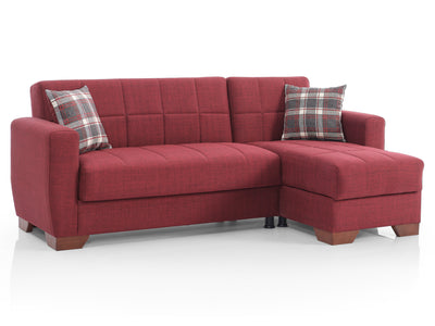 Barato 85" Wide Convertible Sectional