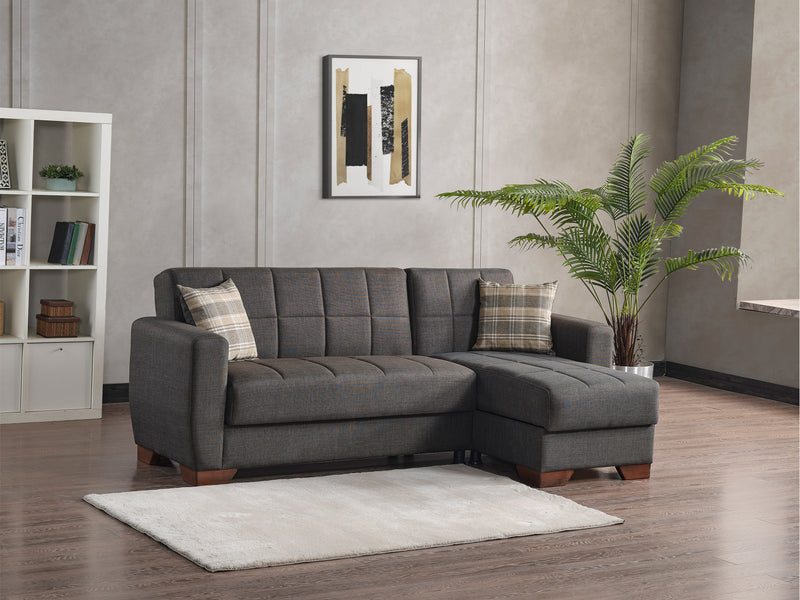 Barato 85" Wide Convertible Sectional