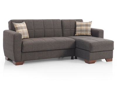 Barato 85" Wide Convertible Sectional