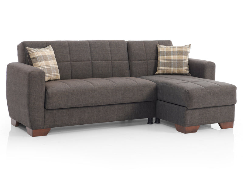 Barato 85" Wide Convertible Sectional
