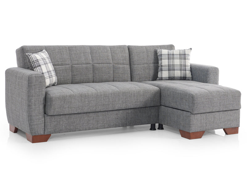 Barato 85" Wide Convertible Sectional