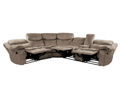 Bastrop 118" / 105" Wide Recliner Sectional