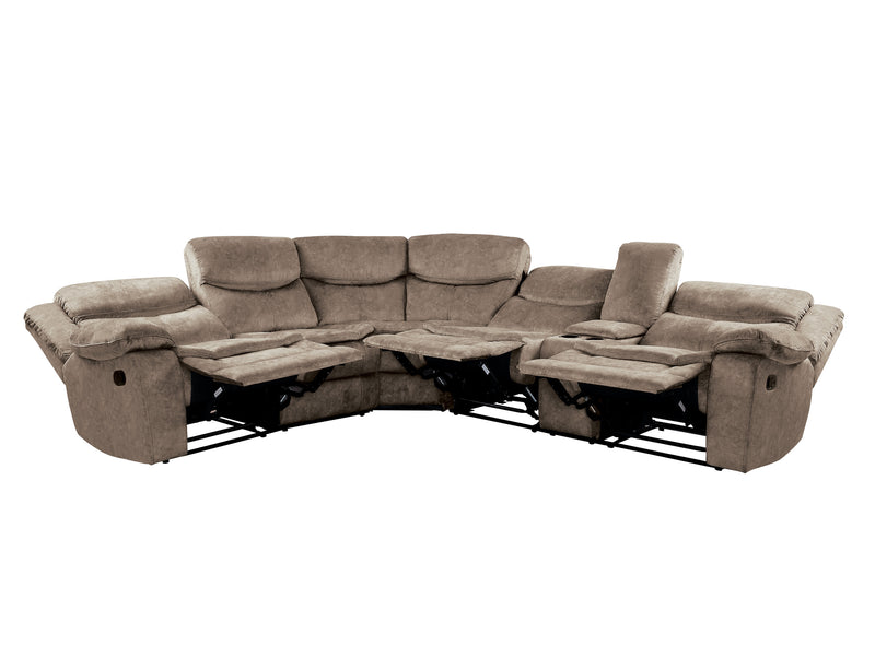 Bastrop 118" / 105" Wide Recliner Sectional