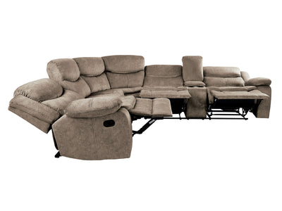Bastrop 118" / 105" Wide Recliner Sectional