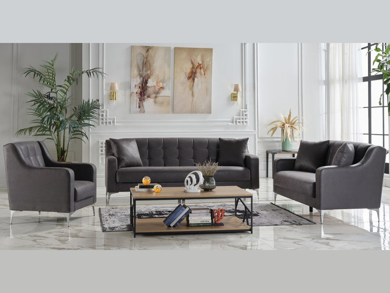 Livia 86.6" Wide Convertible Sofa