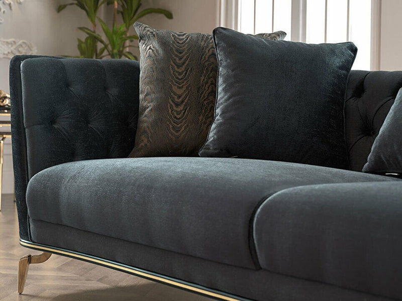 Plaza 94" Wide Tufted Sofa