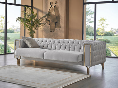 Montego 94" Wide Tufted Extendable Sofa