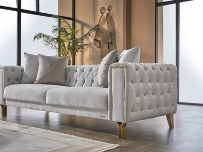 Montego 94" Wide Tufted Extendable Sofa