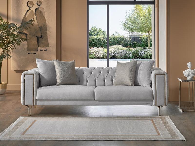 Montego 94" Wide Tufted Extendable Sofa