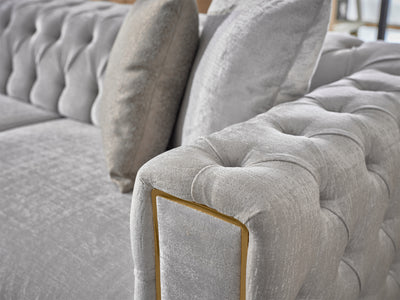 Montego 94" Wide Tufted Extendable Sofa