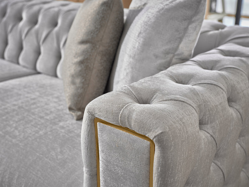 Montego 94" Wide Tufted Extendable Sofa