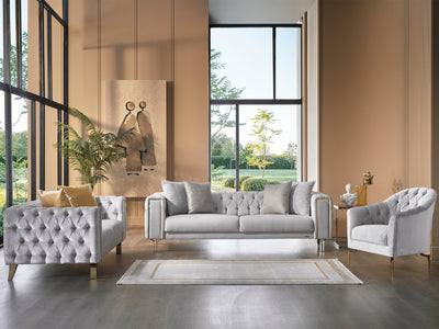 Montego 94" Wide Tufted Extendable Sofa