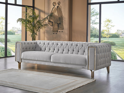 Montego 94" Wide Tufted Extendable Sofa