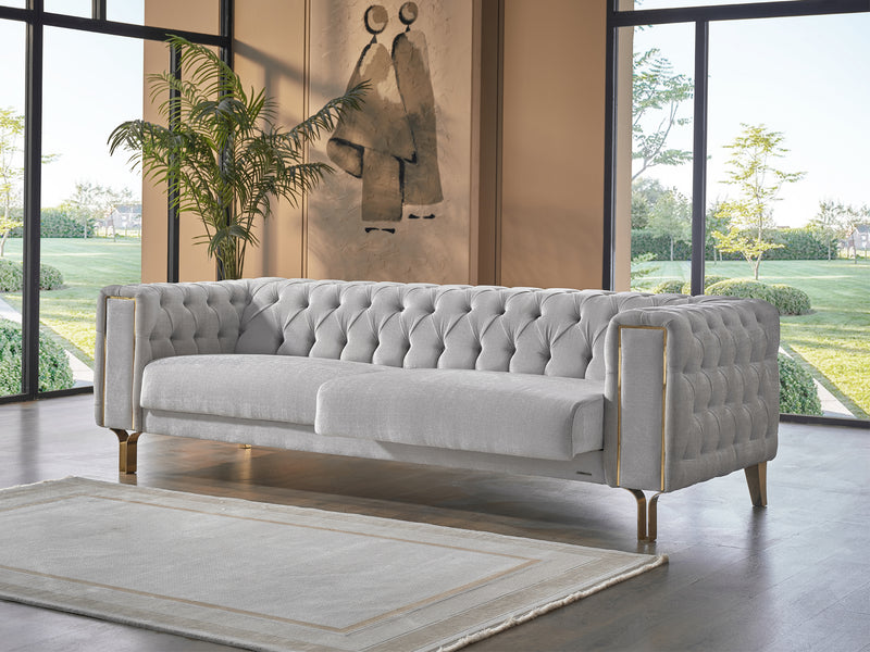 Montego 94" Wide Tufted Extendable Sofa