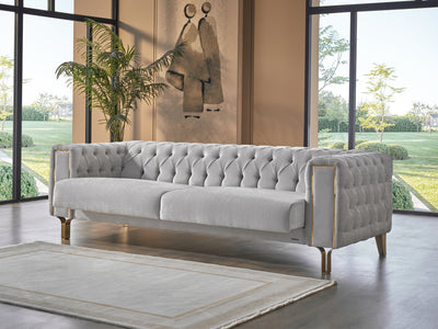 Montego 94" Wide Tufted Extendable Sofa
