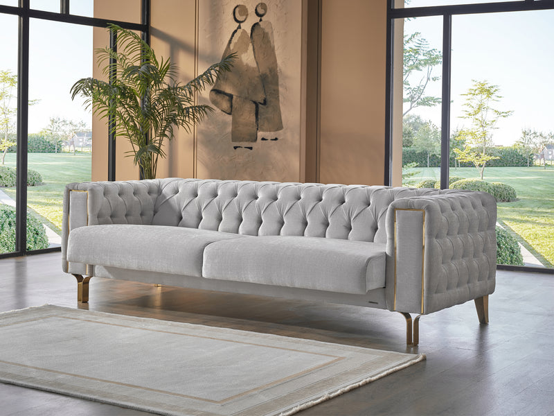 Montego 94" Wide Tufted Extendable Sofa