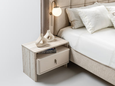 Bern 25.2" Wide 1 Drawer Nightstand