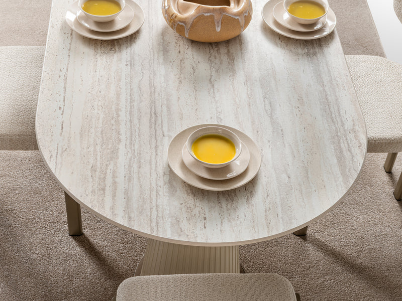 Bern 94.4" Wide 8 Person Dining Table