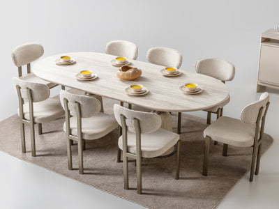 Bern 94.4" Wide 8 Person Dining Table