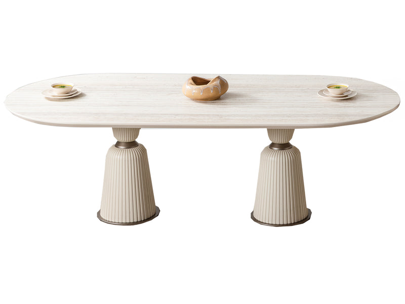 Bern 74.8" Wide 6 Person Dining Table