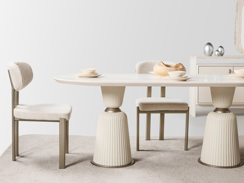 Bern 108.2" Wide 10 Person Dining Table