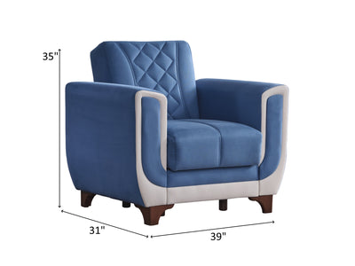 Berre 39" Wide Convertible Armchair