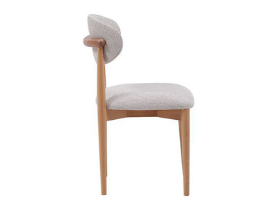 Boheems 20.7" Wide Natural Wood Leg Dining Chair (Set of 2)