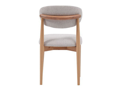 Boheems 20.7" Wide Natural Wood Leg Dining Chair (Set of 2)