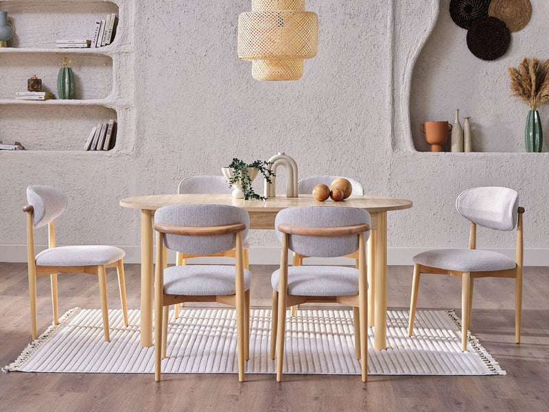 Boheems 6-8 Person Extendable Dining Room Set