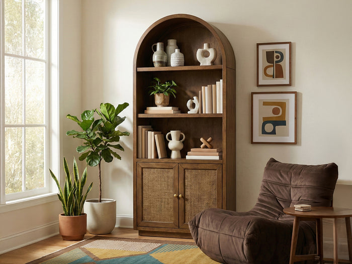 Botanical 36" Wide 2 Door Bookcase