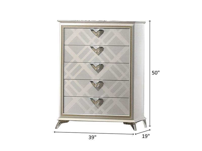 Brickfield 39" Wide 5 Drawer Chest