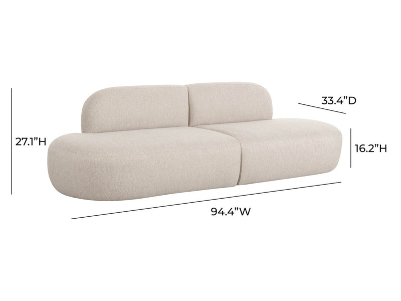Broohah 94" Wide Sofa
