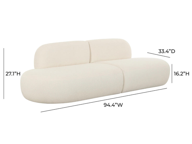 Broohah 94" Wide Sofa