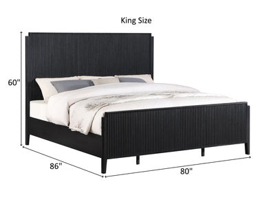 Brookmead Black Platform Bed