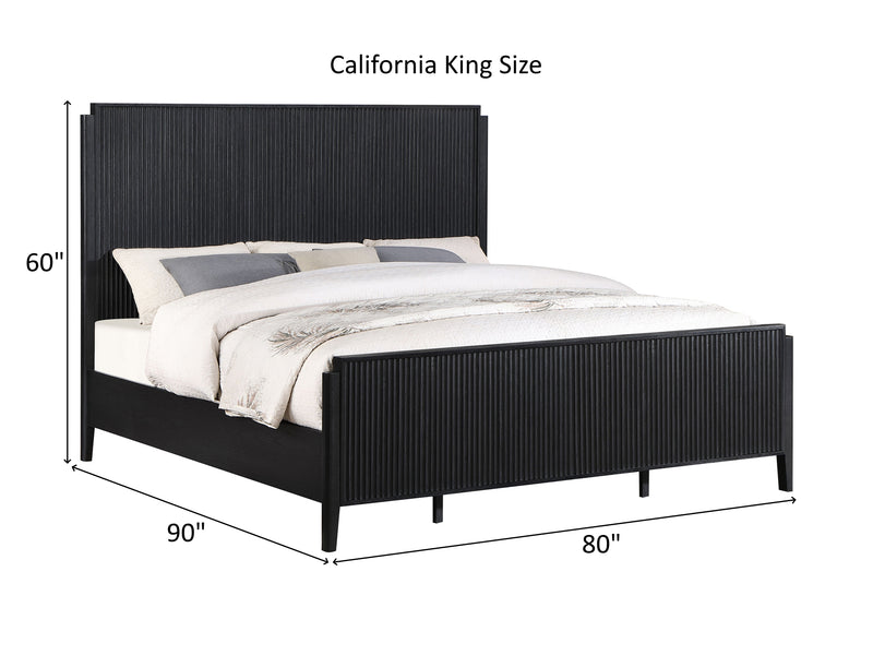 Brookmead Black Platform Bed