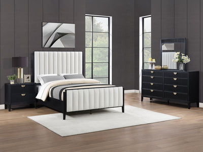 Brookmead Black And Ivory Bedroom Set