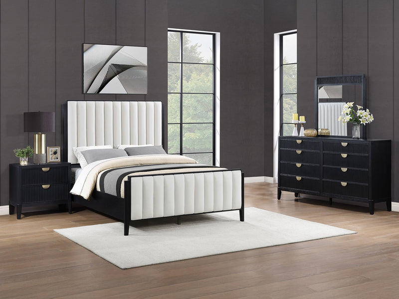 Brookmead Black And Ivory Bedroom Set