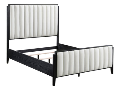 Brookmead Black And Ivory Platform Bed