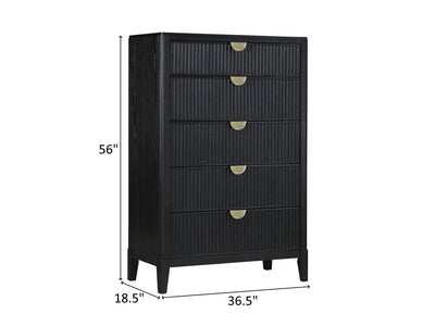Brookmead 36.5" Wide 5 Drawer Chest