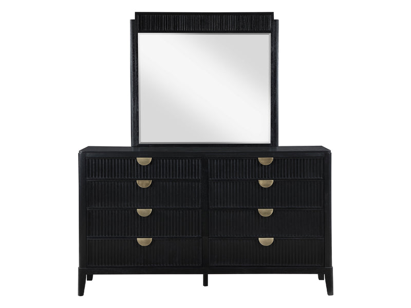 Brookmead 66.5" Wide 8 Drawer Dresser With Mirror