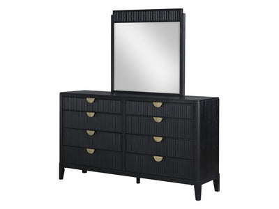 Brookmead 66.5" Wide 8 Drawer Dresser With Mirror