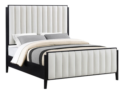 Brookmead Black And Ivory Platform Bed