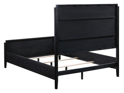 Brookmead Black And Ivory Platform Bed