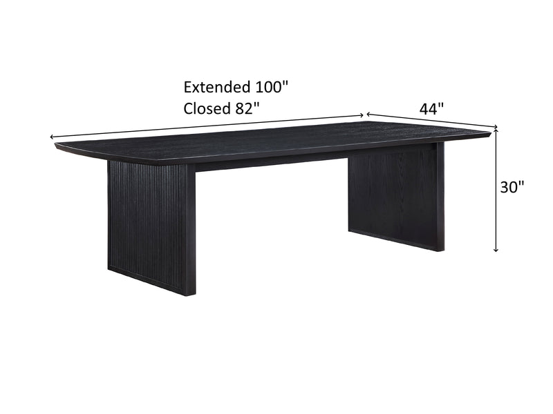 Brookmead 100" / 82" Wide Extendable Wood Dining Table