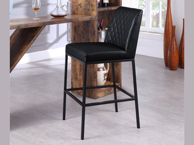 Bryce Leather Bar Stool (Set of 2)